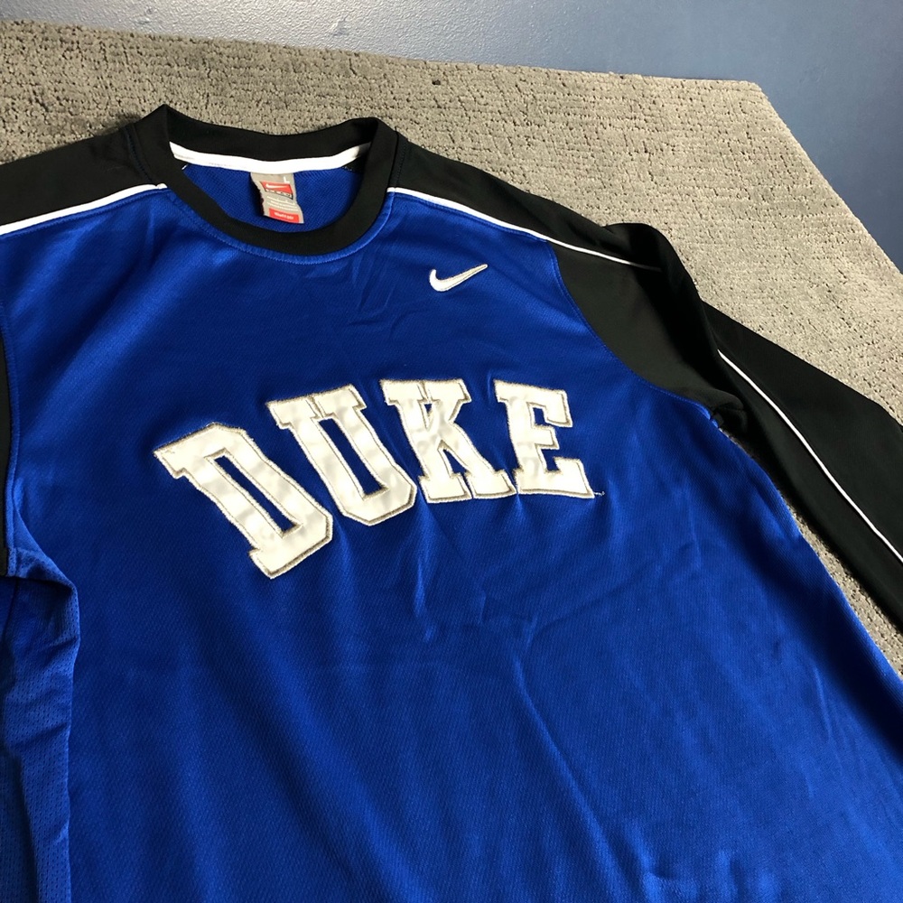 Vintage Nike Duke Team Blue and Black Shirt